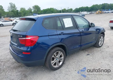 2017 BMW X3 xDrive35I z USA, uszkodzony, nr VIN 5UXWX7C3XH0U43786